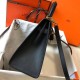 Replica Borse Hermes Kelly 28cm Epsom Nero GHW
