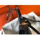 Replica Borse Hermes Kelly 28cm Epsom Nero GHW