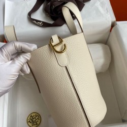 Replica Borse Imitazioni tote Hermes In The Loop 18 fatta a mano beige clemence