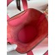 Replica Borsa tote Hermes In The Loop 18 fatta a mano rosa clemence