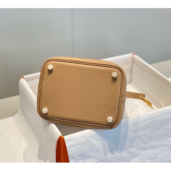 Replica borse griffate Tote Hermes Picotin Lock 18/22 Marrone Clemence Imitazioni Replica borse griffate Tote Hermes Picotin Lock 18/22 Marrone Clemence