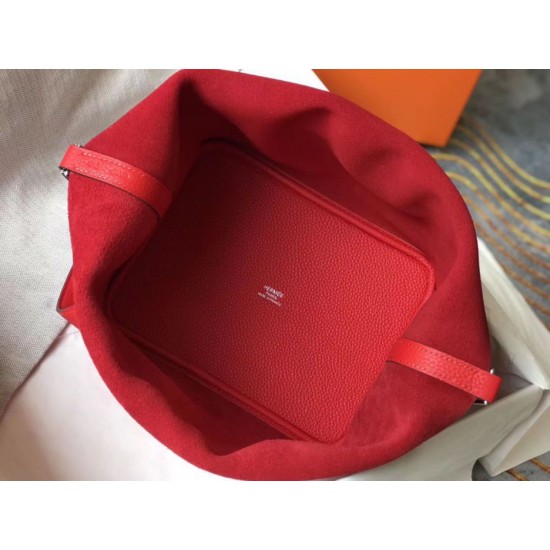Replica Borsa Tote Hermes Picotin Lock 18/22 Rosso Clemence Imitazioni Replica Borsa Tote Hermes Picotin Lock 18/22 Rosso Clemence