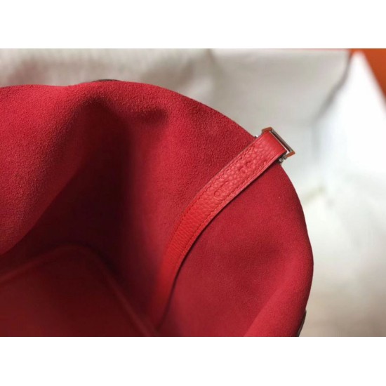 Replica Borsa Tote Hermes Picotin Lock 18/22 Rosso Clemence Imitazioni Replica Borsa Tote Hermes Picotin Lock 18/22 Rosso Clemence