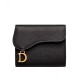 Replica Alta Qualità Portafoglio Christian Dior Saddle Nero