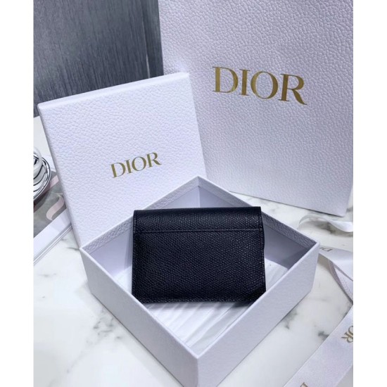 Replica Alta Qualità Portafoglio Christian Dior Saddle Nero