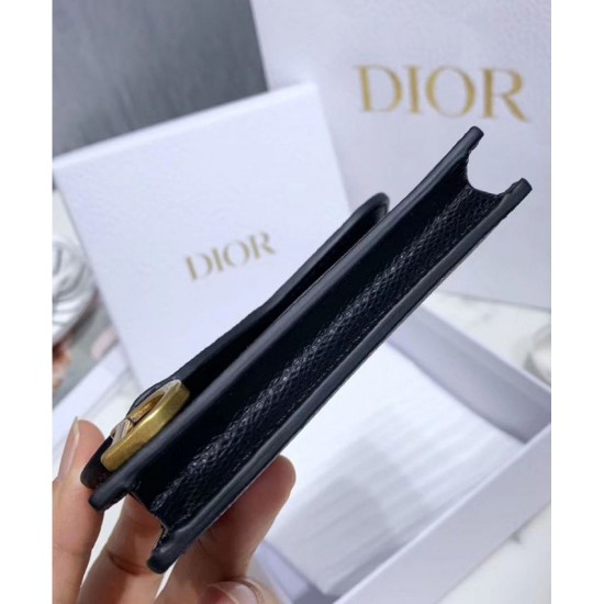Replica Alta Qualità Portafoglio Christian Dior Saddle Nero