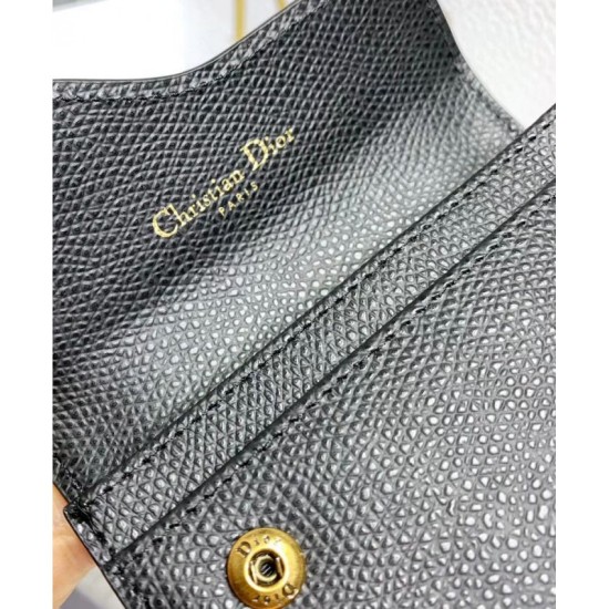 Replica Alta Qualità Portafoglio Christian Dior Saddle Nero