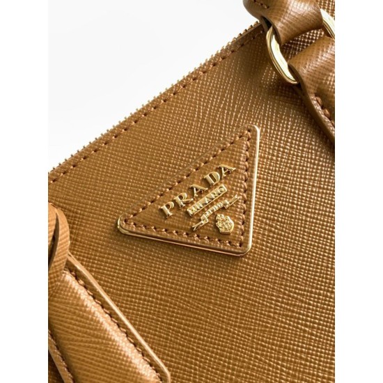 Replica Imitazione Prada Mini/Medium Galleria Bag Saffiano Marrone Riproduzione Fedele Imitazione Prada Mini/Medium Galleria Bag Saffiano Marrone imitazioni