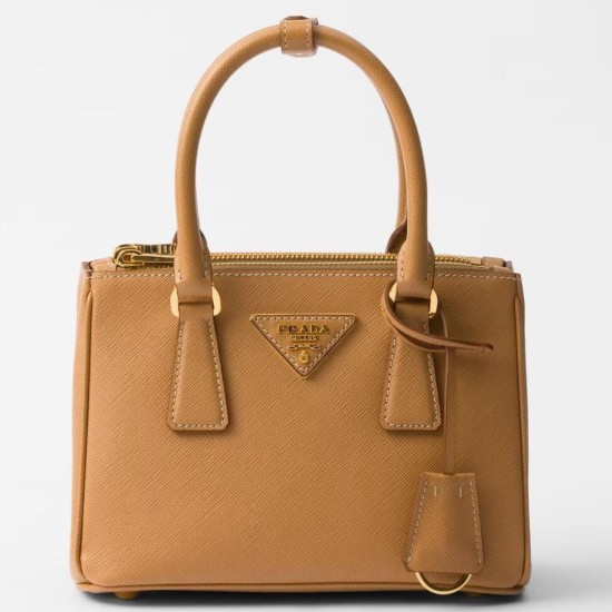 Replica Imitazione Prada Mini/Medium Galleria Bag Saffiano Marrone Riproduzione Fedele Imitazione Prada Mini/Medium Galleria Bag Saffiano Marrone imitazioni
