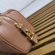 Riproduzione Fedele Borsa media Prada con lucchetto caramello imitazioni
