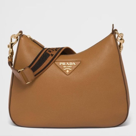 Replica Borsa a tracolla Prada Granata Marrone Riproduzione Fedele Borsa a tracolla Prada Granata Marrone imitazioni