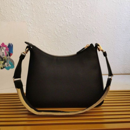 Replica Borsa a tracolla Prada Granata Nera Riproduzione Fedele Borsa a tracolla Prada Granata Nera imitazioni