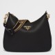 Replica Borsa a tracolla Prada Granata Nera Riproduzione Fedele Borsa a tracolla Prada Granata Nera imitazioni