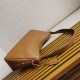 Riproduzione Fedele Imitazione Prada Aimee Large Shoulder Bag Marrone imitazioni