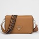 Replica Imitazione Borsa 1:1 a tracolla piccola Prada Flap Granata Marrone Riproduzione Fedele Imitazione Borsa Replica a tracolla piccola Prada Flap Granata Marrone imitazioni