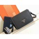 Replica Bora Pari a tracolla piccola Prada Flap Granata Nera Riproduzione Fedele Bora Pari replica a tracolla piccola Prada Flap Granata Nera imitazioni