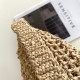 Riproduzione Fedele Prada Small Tote Bag Raffia Intrecciata Beige imitazioni