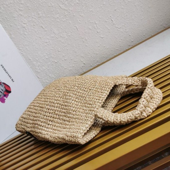Replica Imitazione Prada Small Crochet Tote Bag Raffia-effect Yarn Beige Riproduzione Fedele Imitazione Prada Small Crochet Tote Bag Raffia-effect Yarn Beige imitazioni