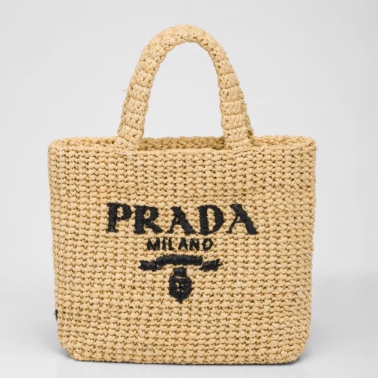 Replica Imitazione Prada Small Crochet Tote Bag Raffia-effect Yarn Beige Riproduzione Fedele Imitazione Prada Small Crochet Tote Bag Raffia-effect Yarn Beige imitazioni