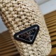 Replica Imitazione Prada Small Crochet Tote Bag Raffia-effect Yarn Beige Riproduzione Fedele Imitazione Prada Small Crochet Tote Bag Raffia-effect Yarn Beige imitazioni