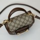 Replica Borsa mini con manico superiore Gucci Horsebit 1955 781387 marrone Riproduzione Fedele Borsa mini con manico superiore Gucci Horsebit 1955 781387 marrone imitazioni