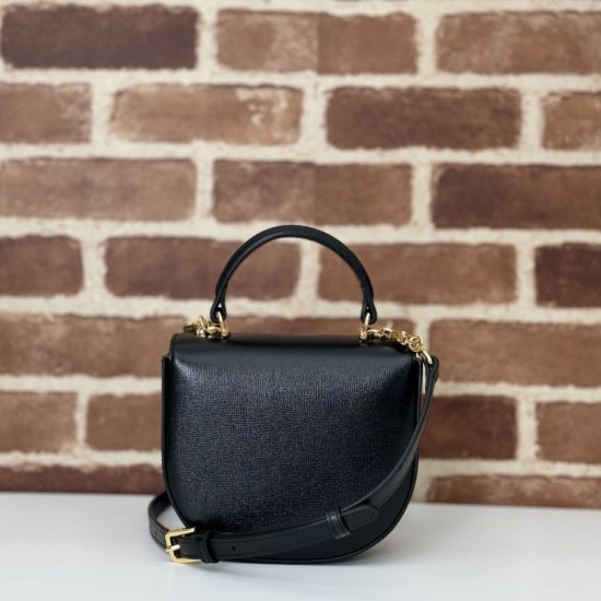 Replica Imitazione Borsa mini con manico superiore Gucci Horsebit 1955 781387 nero Riproduzione Fedele Imitazione Borsa mini con manico superiore Gucci Horsebit 1955 781387 nero imitazioni