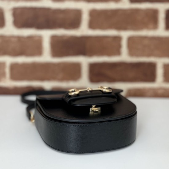 Replica Imitazione Borsa mini con manico superiore Gucci Horsebit 1955 781387 nero Riproduzione Fedele Imitazione Borsa mini con manico superiore Gucci Horsebit 1955 781387 nero imitazioni