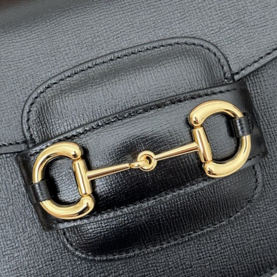 Replica Imitazione Borsa mini con manico superiore Gucci Horsebit 1955 781387 nero Riproduzione Fedele Imitazione Borsa mini con manico superiore Gucci Horsebit 1955 781387 nero imitazioni