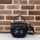 Replica Imitazione Borsa mini con manico superiore Gucci Horsebit 1955 781387 nero Riproduzione Fedele Imitazione Borsa mini con manico superiore Gucci Horsebit 1955 781387 nero imitazioni