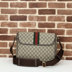 Replica Gucci Ophidia Men messenger bag Marrone Riproduzione Fedele Gucci Ophidia Men messenger bag Marrone imitazioni