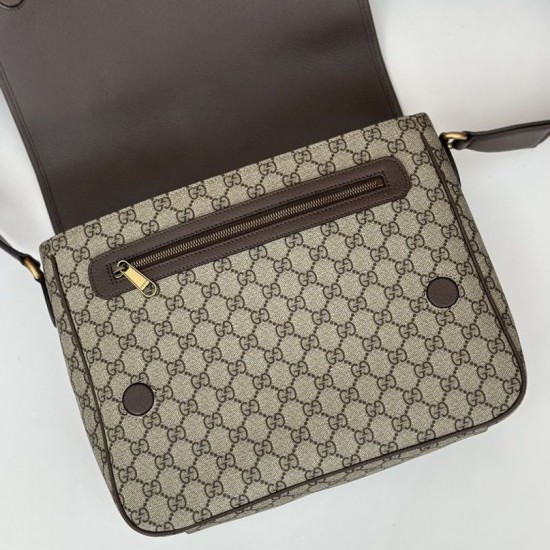 Replica Gucci Ophidia Men messenger bag Marrone Riproduzione Fedele Gucci Ophidia Men messenger bag Marrone imitazioni