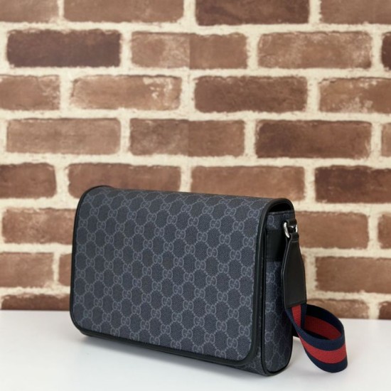Replica Gucci Borse a tracolla GG uomo 792124 Nero Riproduzione Fedele Gucci Borse Replica a tracolla GG uomo 792124 Nero imitazioni