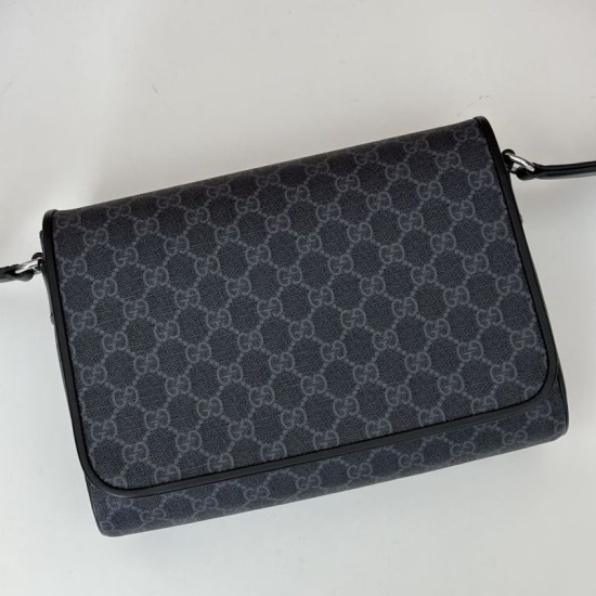 Replica Gucci Borse a tracolla GG uomo 792124 Nero Riproduzione Fedele Gucci Borse Replica a tracolla GG uomo 792124 Nero imitazioni