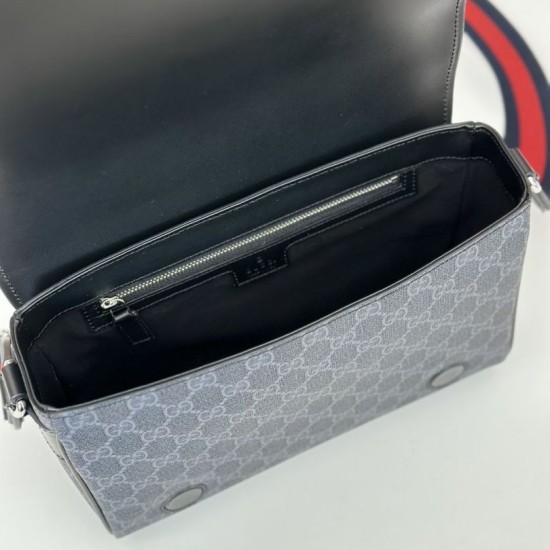 Replica Gucci Borse a tracolla GG uomo 792124 Nero Riproduzione Fedele Gucci Borse Replica a tracolla GG uomo 792124 Nero imitazioni