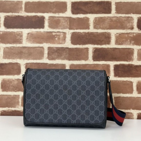 Replica Gucci Borse a tracolla GG uomo 792124 Nero Riproduzione Fedele Gucci Borse Replica a tracolla GG uomo 792124 Nero imitazioni