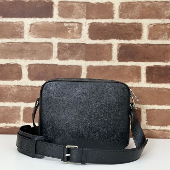Riproduzione Fedele Borsa piccola Gucci Borsa a tracolla GG Uomo con etichetta 795464 Nero imitazioni