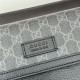 Riproduzione Fedele Borsa piccola Gucci Borsa a tracolla GG Uomo con etichetta 795464 Nero imitazioni