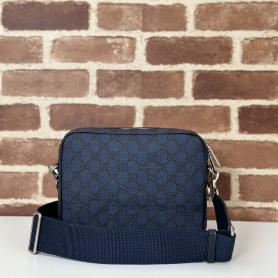 Replica Borsa a tracolla piccola Gucci Ophidia da uomo 802170 blu scuro Riproduzione Fedele Borsa a tracolla piccola Gucci Ophidia da uomo 802170 blu scuro imitazioni