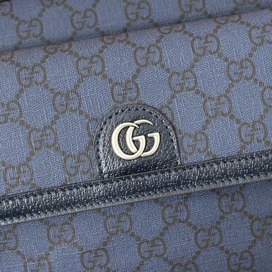 Replica Borsa a tracolla piccola Gucci Ophidia da uomo 802170 blu scuro Riproduzione Fedele Borsa a tracolla piccola Gucci Ophidia da uomo 802170 blu scuro imitazioni