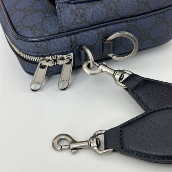 Replica Borsa a tracolla piccola Gucci Ophidia da uomo 802170 blu scuro Riproduzione Fedele Borsa a tracolla piccola Gucci Ophidia da uomo 802170 blu scuro imitazioni