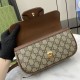 Replica Gucci 815206 Horsebit 1955 Soft piccola borsa con manico superiore Marrone Riproduzione Fedele Gucci 815206 Horsebit 1955 Soft piccola borsa con manico superiore Marrone imitazioni