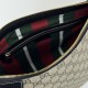 Replica Borsa a tracolla media Gucci GG Emblem 815217 nero Riproduzione Fedele Borsa a tracolla media Gucci GG Emblem 815217 nero imitazioni