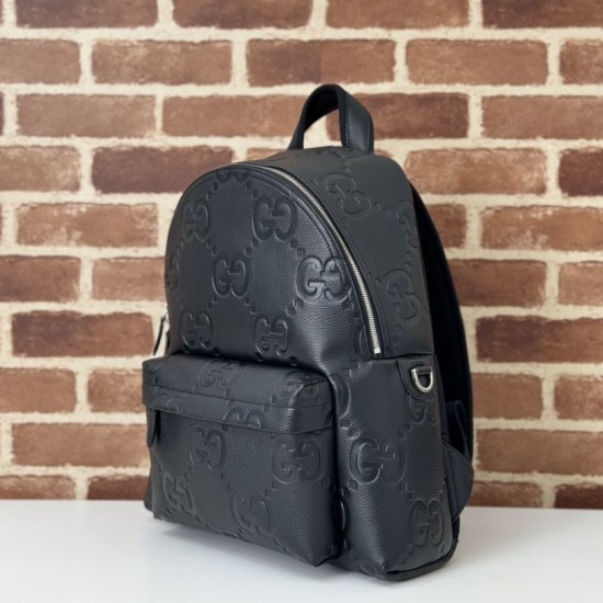Replica Gucci Zaino medio jumbo GG da uomo 819065 Nero Riproduzione Fedele Gucci Zaino medio jumbo GG da uomo 819065 Nero imitazioni