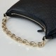 Replica Gucci 820453 Borsa a tracolla media GG Emblem Nero Riproduzione Fedele Gucci 820453 Borsa a tracolla media GG Emblem Nero imitazioni