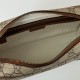 Replica Gucci 821155 GG Emblem piccola borsa a tracolla Marrone Riproduzione Fedele Gucci 821155 GG Emblem piccola borsa a tracolla Marrone imitazioni