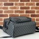 Riproduzione Fedele Gucci 821159 GG Emblem zaino medio Nero imitazioni