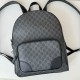 Riproduzione Fedele Gucci 821159 GG Emblem zaino medio Nero imitazioni