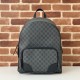 Riproduzione Fedele Gucci 821159 GG Emblem zaino medio Nero imitazioni