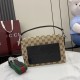Replica Gucci Borsa a tracolla piccola GG uomo con Web 821617 Marrone Riproduzione Fedele Gucci Borsa a tracolla piccola GG uomo con Web 821617 Marrone imitazioni