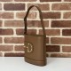 Riproduzione Fedele Gucci 73 mini bucket bag 833665 Marrone imitazioni